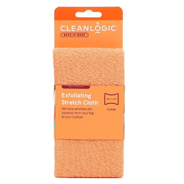 Cleanlogic Exfoliating Stretch Cloth Sensitive Skin 1 Pack Assorted Colours