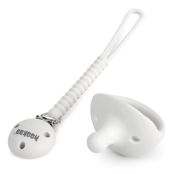 Haakaa Silicone Flexi-Dummy & Round Holder Set Mist 1 Pack