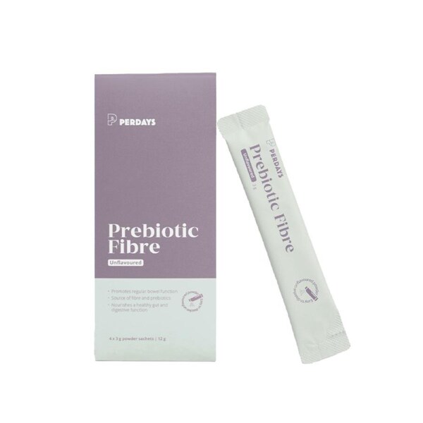 Perdays Prebiotic Fibre Powder 4x3g Sachets