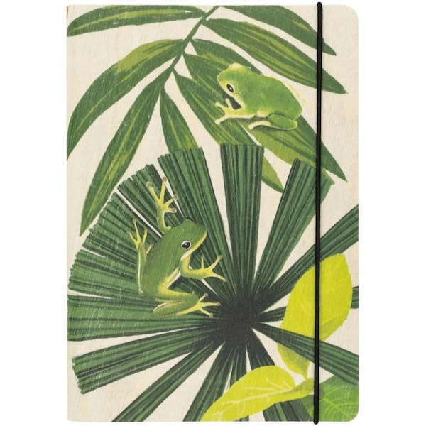 Greenigo Daniella Germain B6 Notebook Froggy Foliage