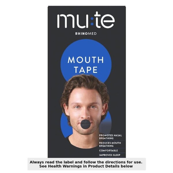 Mute Mouth Tape 30 Pack 1 Month Supply