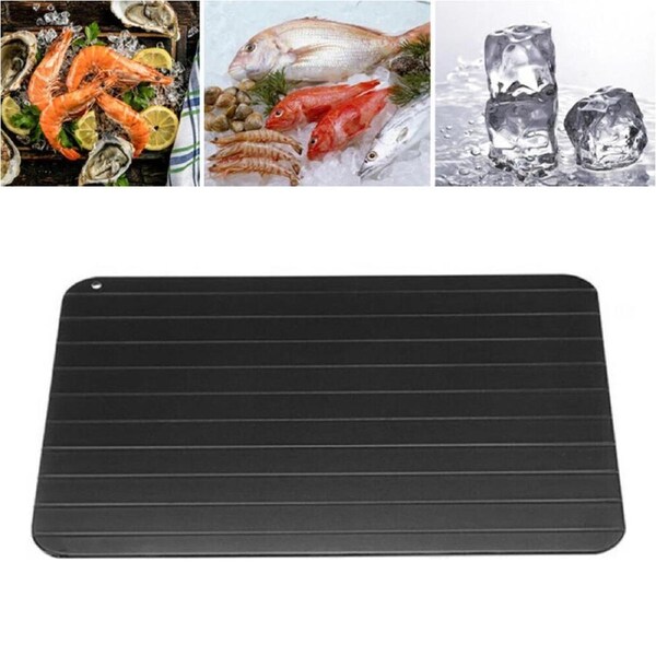 Magic Metal Defrosting Tray for Fast Natural Thawing of Frozen Food
