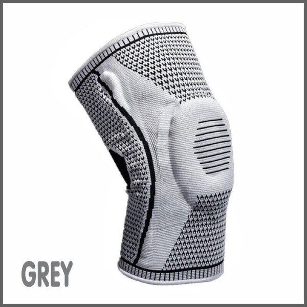 Large Grey Knee Brace with for Joint Pain and Recovery