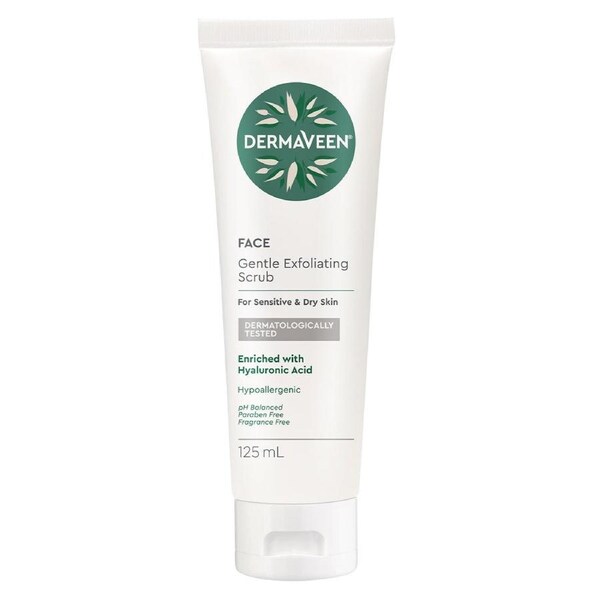 DermaVeen Gentle Exfoliating Face Scrub 125ml