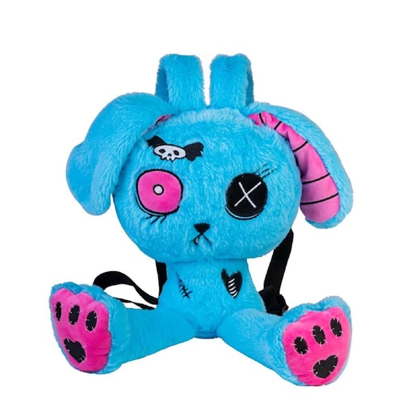 Gus Fink Studio Gooli Bag Numb Bunny Blue/Pink Kids/Children Carry On Backpack
