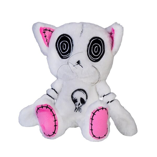 Gus Fink Studio Plush Pal Hypnocat Kids/Children Soft Cuddle Toy White 11x18cm