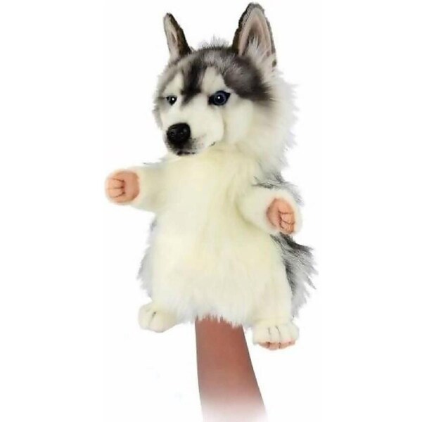 Hansa - Husky Dog Puppet 28cm Plush