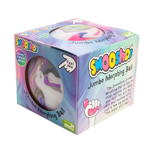 Smooshos Jumbo Ball Morphing Color Squishy Squeeze Kids Toy 10cm Assorted