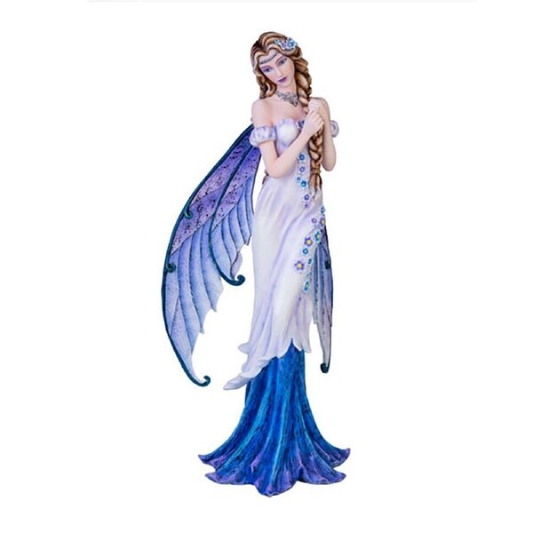 Mystical Worlds Large Fairy Figurine Elegant Mystical Art Decor 23x48cm