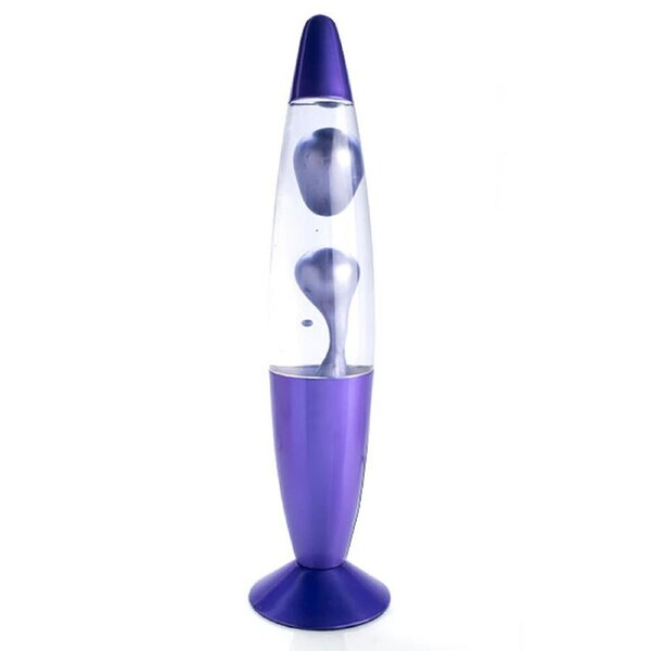MDI Metallic Motion Lava Lamp Home Decorative Mood Light Display 41cm Purple