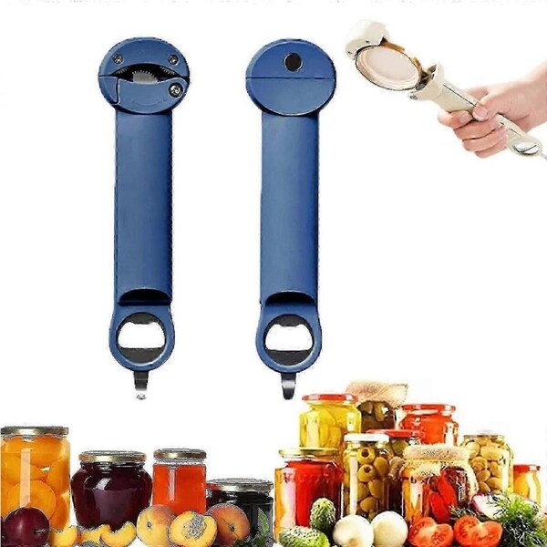 Can Opener - Multi-functional Retractable Bottle Opener, Adjustable Multi-functional Can Opener Can Lid Gripper