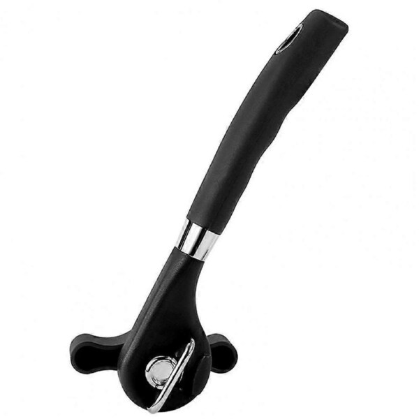 Can Opener TPR Long Handle Non-slip Cans Lid Opener 360 Degree Rotation Sharp Jar Opener Hanging Design Bottle Opener for Home