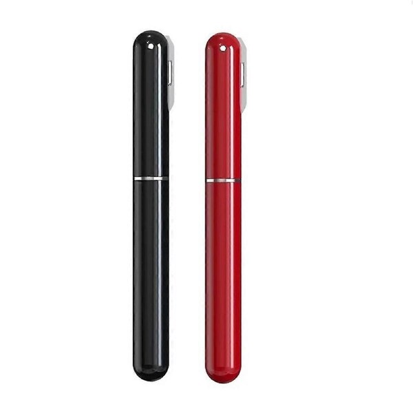 Air Pump Wine Bottle Opener Pen Portable Plastic Cork Remover Safety Wine Pneumatic Bottle Opener Needle Red+Black