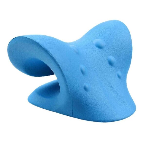 Neck And Shoulder Relaxer Pu Pain Relief Neck Pillow Chiropractic Pillow Neck Stretcher Shoulder