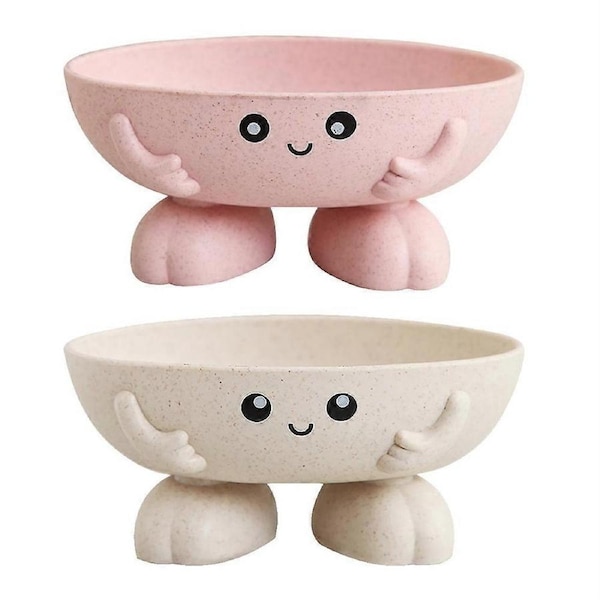 2 Pcs Bar Soap Dish Cute Soap Holder Tub Tray Bathtub Bathroom Soap Stand Soap Holder Soap Saver
