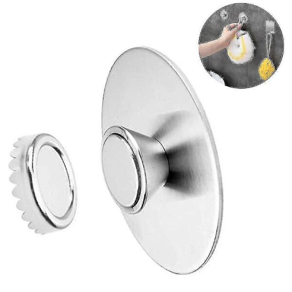 Wall-mounted Magnetic Stainless Steel Soap Holder Hanging Bar Soap Dispenser With Magnet For Shower Bathroom Sink
