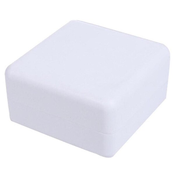 2 Pack Bamboo Soap Dish Case With Lid And Fixing Band,bathroom Soap Dish,portable Travel Soap Dish Holder,white