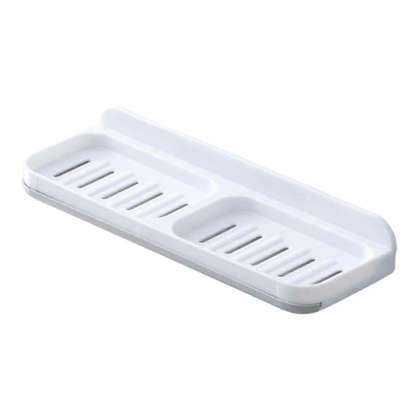 Dust-Proof Soap Holder for Shower Wall, Adhesive Wall-Mounted Bar Soap Dish