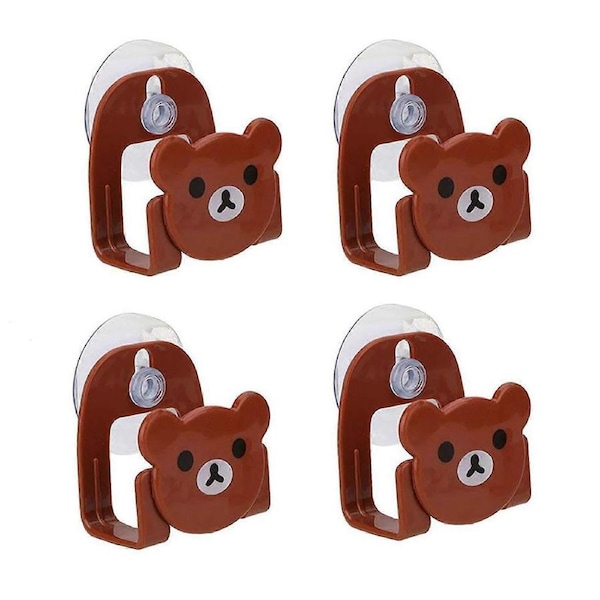 Pack Sponge Holder, Suction Cup Wall Mount for Kitchen and Bathroom Sink, BrownGreen