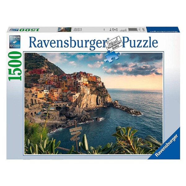 Ravensburger Cinque Terre Viewpoint 1500 piece Jigsaw Puzzle