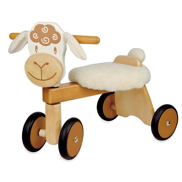 I'm Toy Paddie Rider Lambie Soft Ride On Lamb Toy for Toddlers and Kids