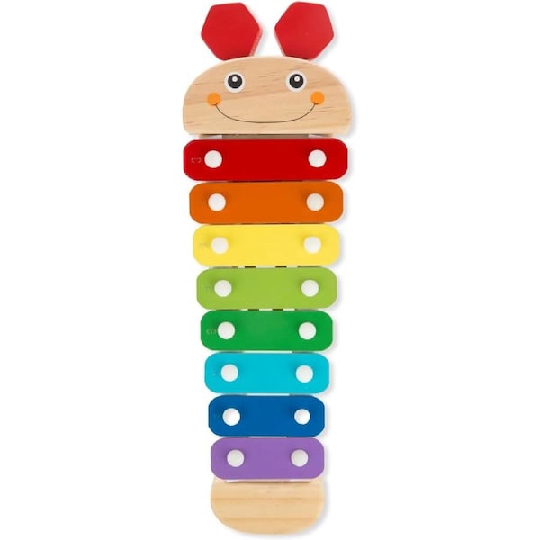 Melissa & Doug - Wooden Caterpillar Xylophone