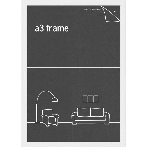 A3 Frame White 28x40Cm