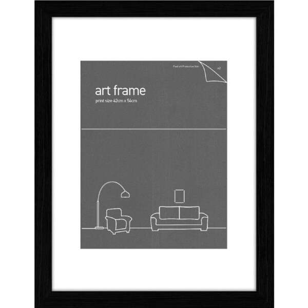 42x54 Frame Black With Double Mats Fits A3 Prints