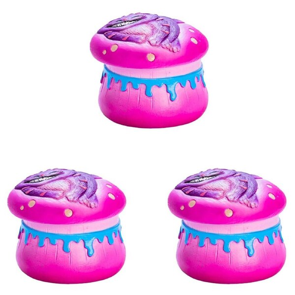 3PK Mad Cat Trinket Box Cute Ceramic Home/Room Storage Organiser Decor 7x7cm