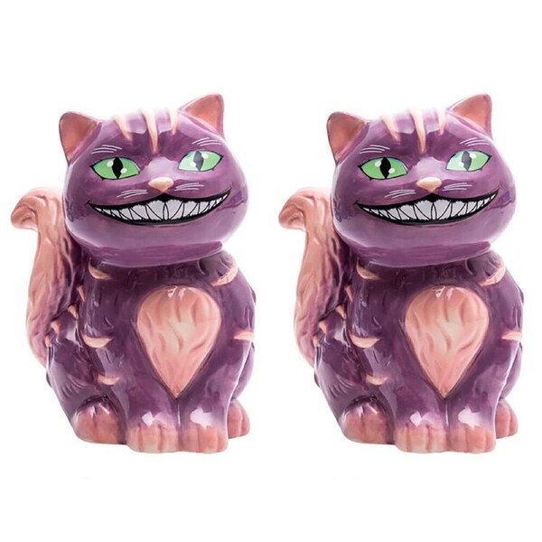 2PK Mad Cat Money Bank Novelty Coin Saver Mad Funny Tabletop Decoration 15cm