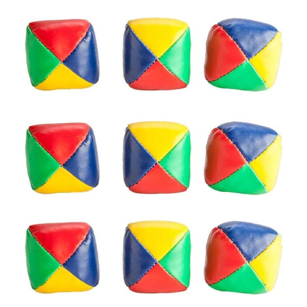 3x 3pc MDI Juggling Balls Set Beginner Toy Circus Game Skill Development 6cm