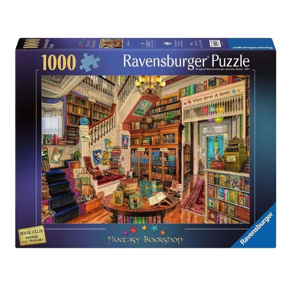Ravensburger The Fantasy Bookshop 1000 Piece Jigsaw Puzzle