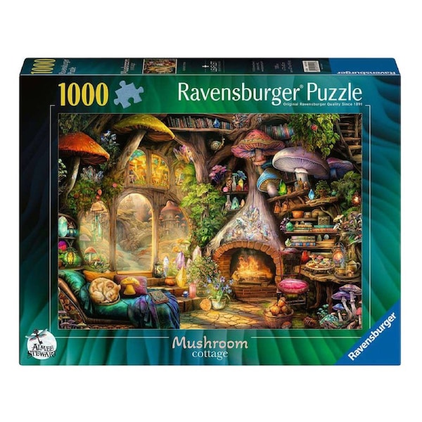 Ravensburger Mushroom Cottage 1000 Piece Jigsaw Puzzle