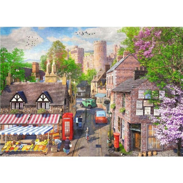 Ravensburger Down the Lane No.5 Castle Lane 1000 Piece Jigsaw Puzzle