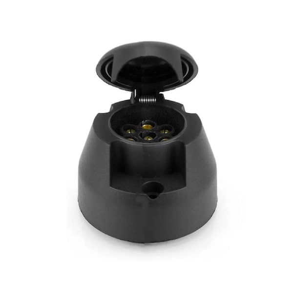 Elinz Female Trailer Plug 7 PIN Large Round Plastic Connector Adaptor Socket Car Caravan Boat