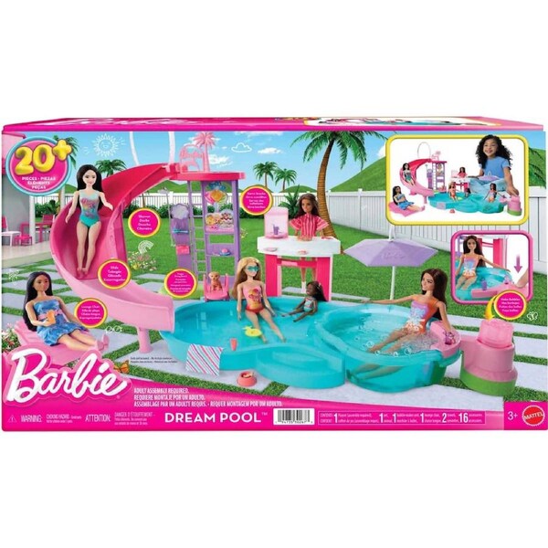 Barbie - Dream Pool Playset - Mattel