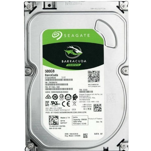 Seagate Barracuda 500GB 7200 RPM 32MB SATA III ST500DM009 3.5 Inch