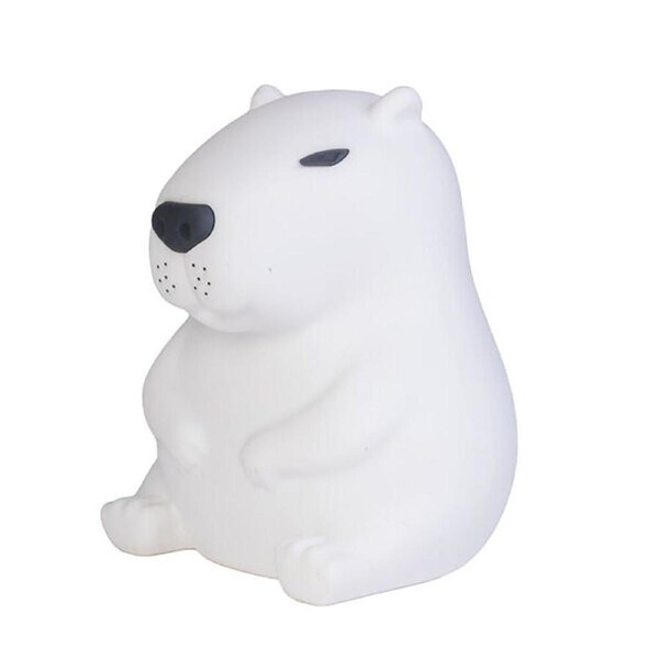 Lil Dreamers Silicone Touch Led Lamp Light Kids Room Decor White Capybara