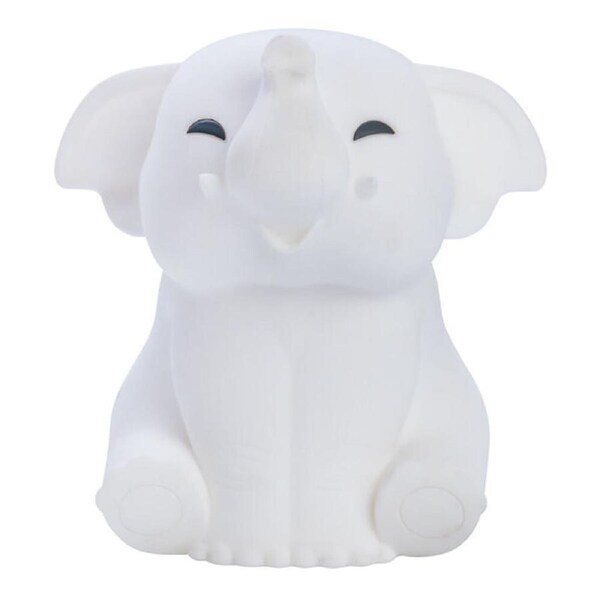 Lil Dreamers Silicone Touch Led Lamp Light Kids Room Decor White Elephant