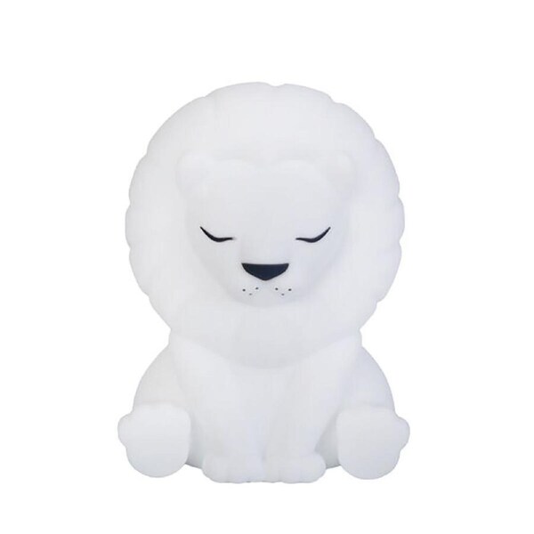 Lil Dreamers Silicone Touch Led Lamp Light Kids Bedroom Decor White Lion