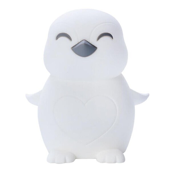 Lil Dreamers Silicone Touch Led Lamp Light Kids Room Decor White Penguin