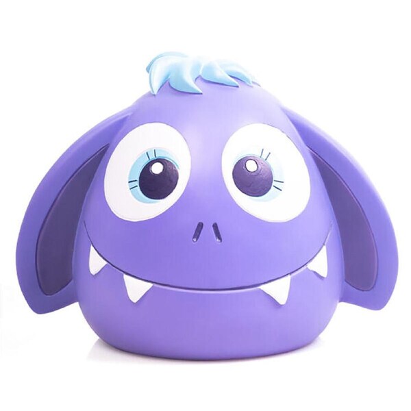 Monsterlings Smooshos Pal Table Lamp Kids Room Decor Purple Monster Scout