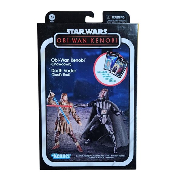 Star Wars Vintage Series Obi-Wan Kenobi & Darth Vader 3.75" Action Figures