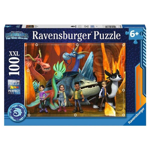Ravensburger Dragons The Nine Realms 100 XXL Piece Jigsaw Puzzle