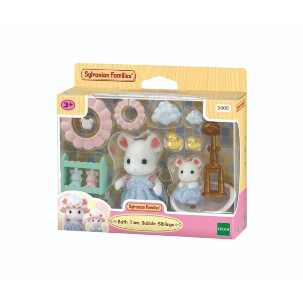Sylvanian Families Bath Time Bubble Siblings