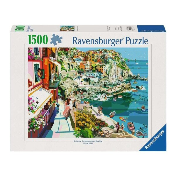 Ravensburger Romance in Cinque Terre 1500 Piece Jigsaw Puzzle