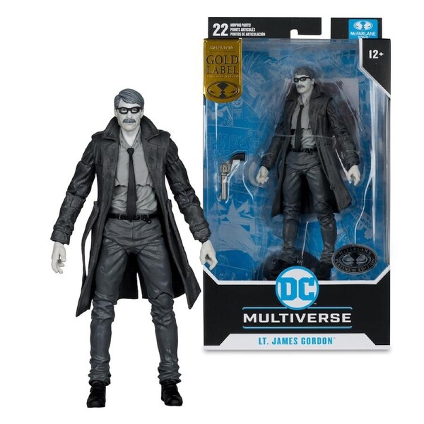 DC Multiverse Gold Label Batman Year One Lieutenant James Gordon Platinum Edition 7 inch Figure