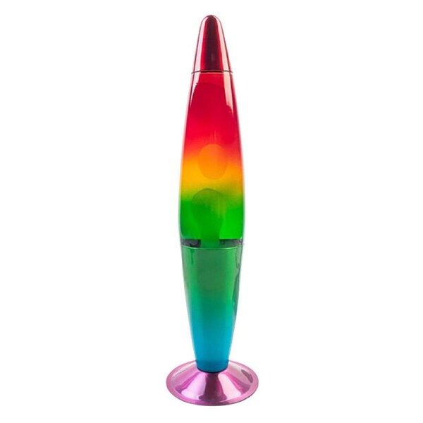 MDI Peace Motion Lamp Lava Magma Bedroom Night Light Decor 10x41cm Rainbow