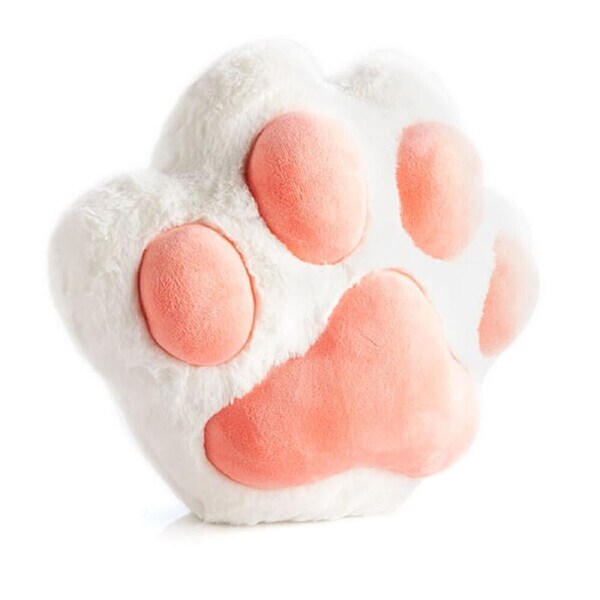 Furever Pets Paw Cushion Fluffy Faux Fur Plush Soft Toys 25x22cm Assorted