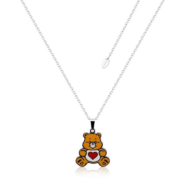 Couture Kingdom - Care Bears - Tenderheart Bear Belly Badge Enamel Necklace